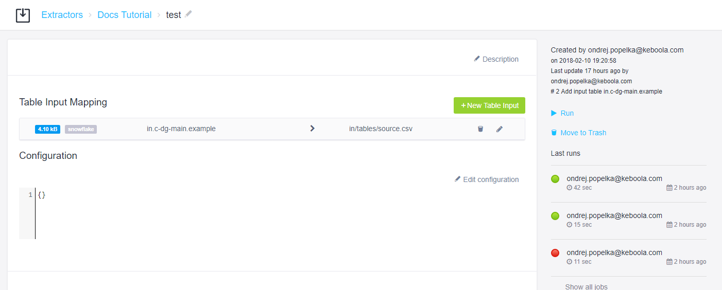 Screenshot -- Configuration Empty